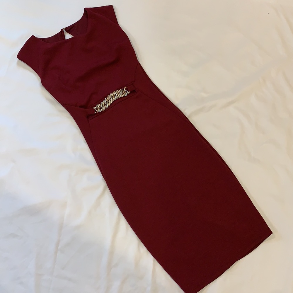 Wine Dress NWT